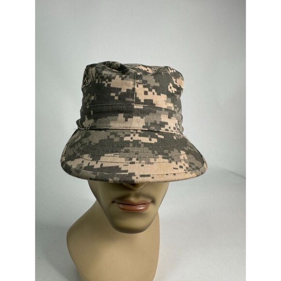 Vintage Military Digital Camo Combat Cap X-Small 6 3/4 Cotton & Polyester Unisex - Picture 9 of 16